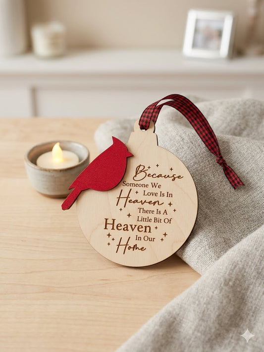 Cardinal Memorial Ornament